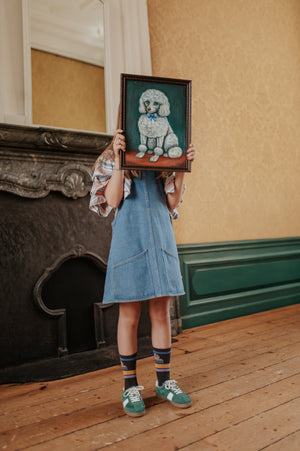 REPOSE / Dungaree dress