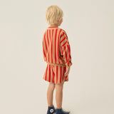 Red Striped Shorts