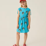Ladybug Allover Blue Dress
