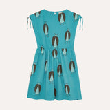 Ladybug Allover Blue Dress