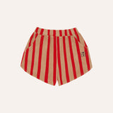 Red Striped Shorts