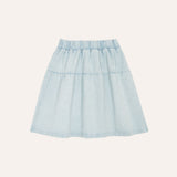 Light Blue Denim Skirt