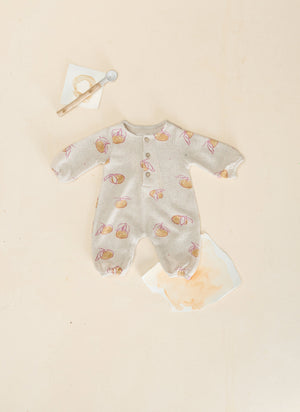 PLAY UP / Printed Jersey jumpsuit