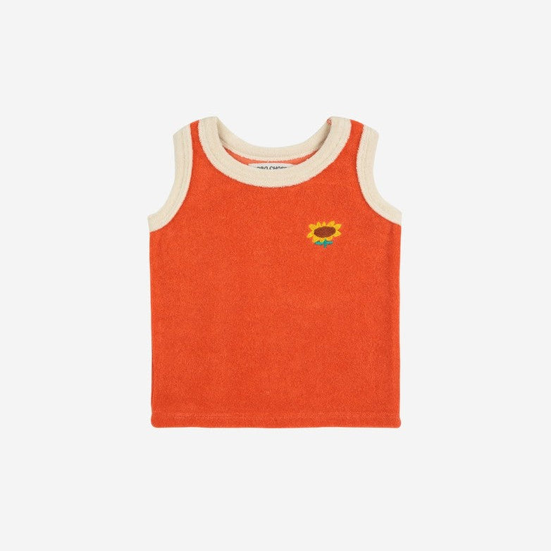 BOBO CHOSES / Sunflower terry tank top, BABY