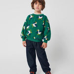 BOBO CHOSES / Compas Wallabee sheepskin shoes