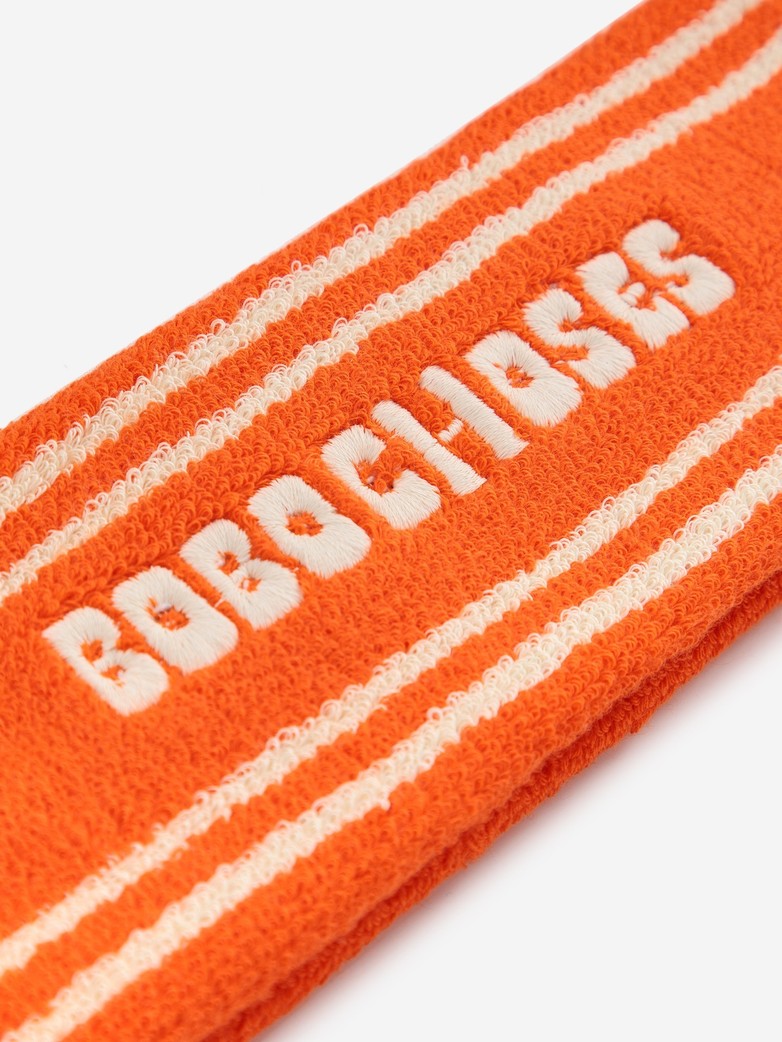 BOBO CHOSES / orange terry towel headband