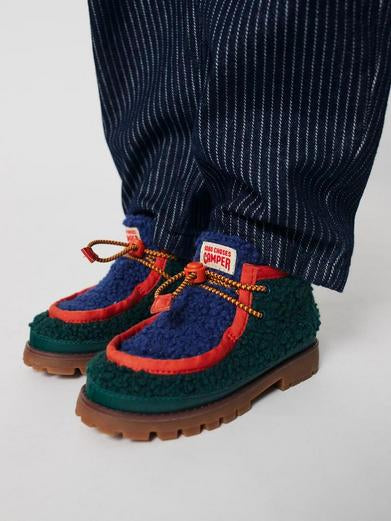 BOBO CHOSES / Compas Wallabee sheepskin shoes