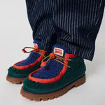 BOBO CHOSES / Compas Wallabee sheepskin shoes