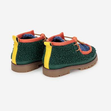 BOBO CHOSES / Compas Wallabee sheepskin shoes
