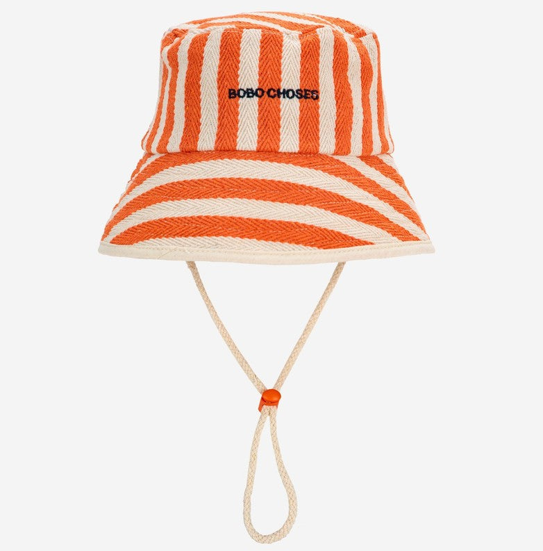 BOBO CHOSES / Striped bucket hat