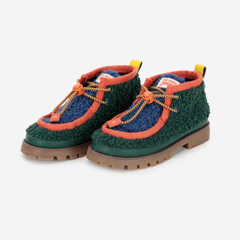 BOBO CHOSES / Compas Wallabee sheepskin shoes