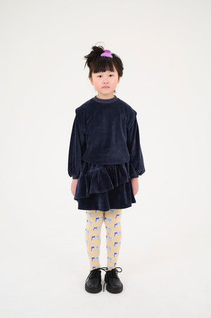 REPOSE / Ruffle Skirt - iron grey