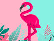 MTM-GIFTS / Sleutelhanger flamingo