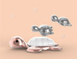 MTM-GIFTS / Sleutelhanger schildpad