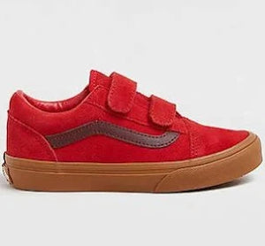 VANS / Old Skool V Gum red LAATSTE; maatje 30