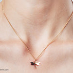 MTM GIFTS / Shiny Tiny halsketting Dragon Fly