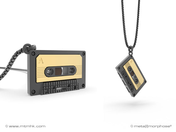 MTM GIFTS / Halsketting Muziek Cassette