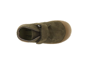 VICTORIA SHOES / Split leather safari plimsoll with staps