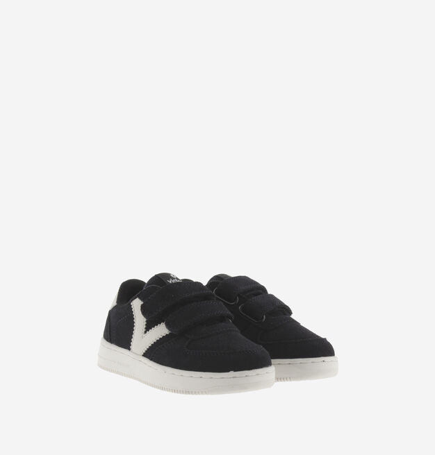 VICTORIA / Tiempo split leather trainers