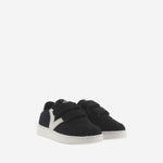 VICTORIA / Tiempo split leather trainers