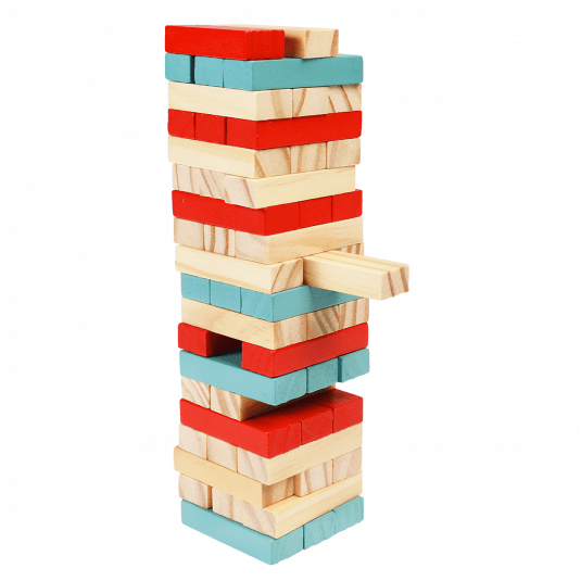 REX LONDON / Mini Wooden Topple Tower