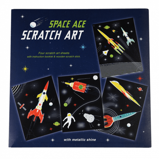 REX LONDON / Space Age Scratch Art