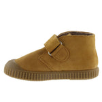 VICTORIA SHOES / Split leather safari plimsoll with straps