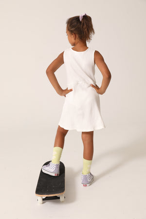 RAQUETTE / Summer rib tennis dress