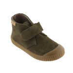 VICTORIA SHOES / Split leather safari plimsoll with staps