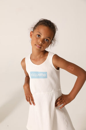 RAQUETTE / Summer rib tennis dress
