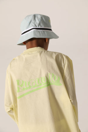RAQUETTE / Summer poplin graphic longsleeve