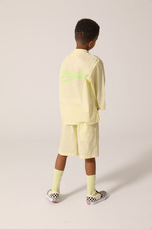 RAQUETTE / Summer poplin graphic longsleeve
