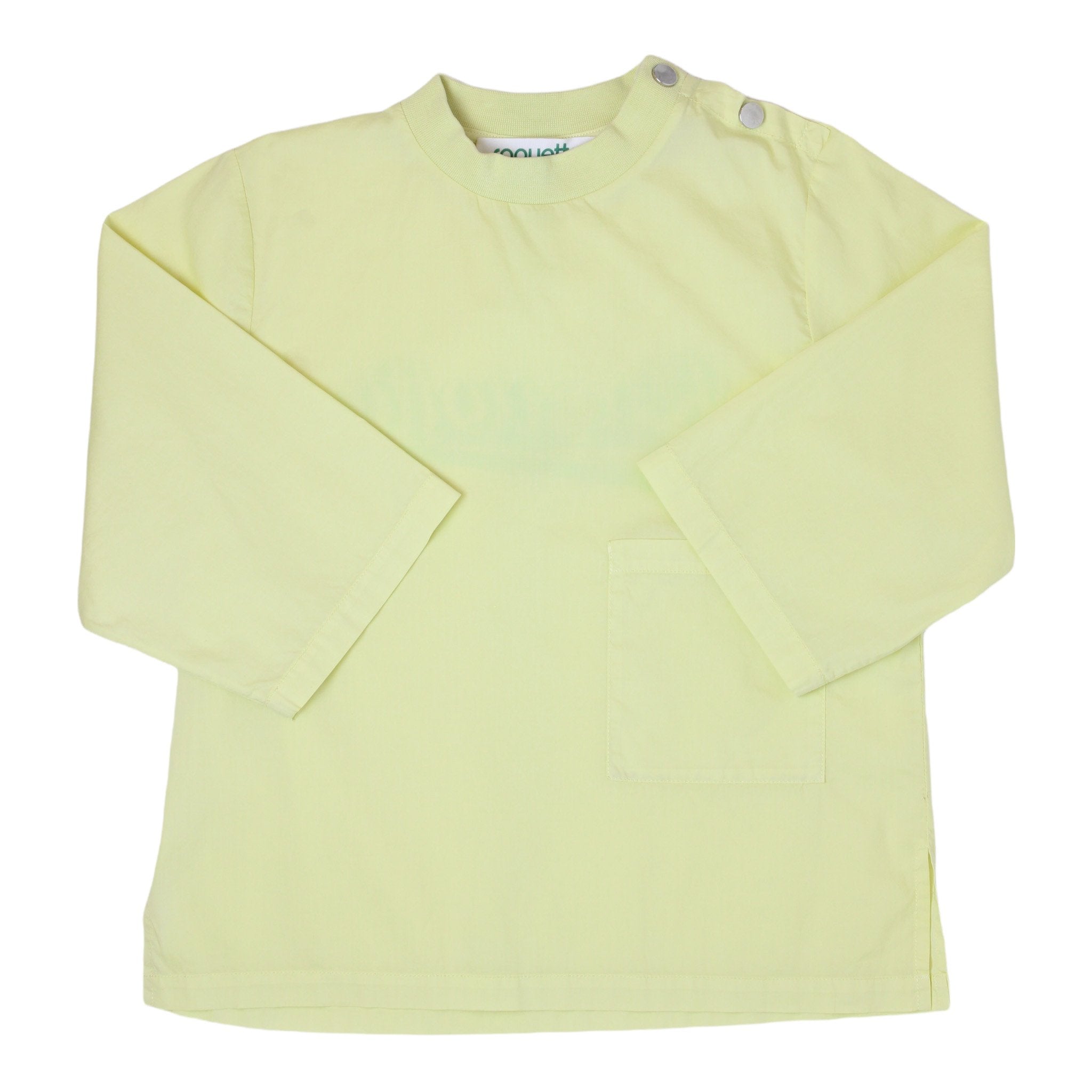 RAQUETTE / Summer poplin graphic longsleeve