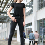 GRUNT / Skinny zwarte meidenjeans