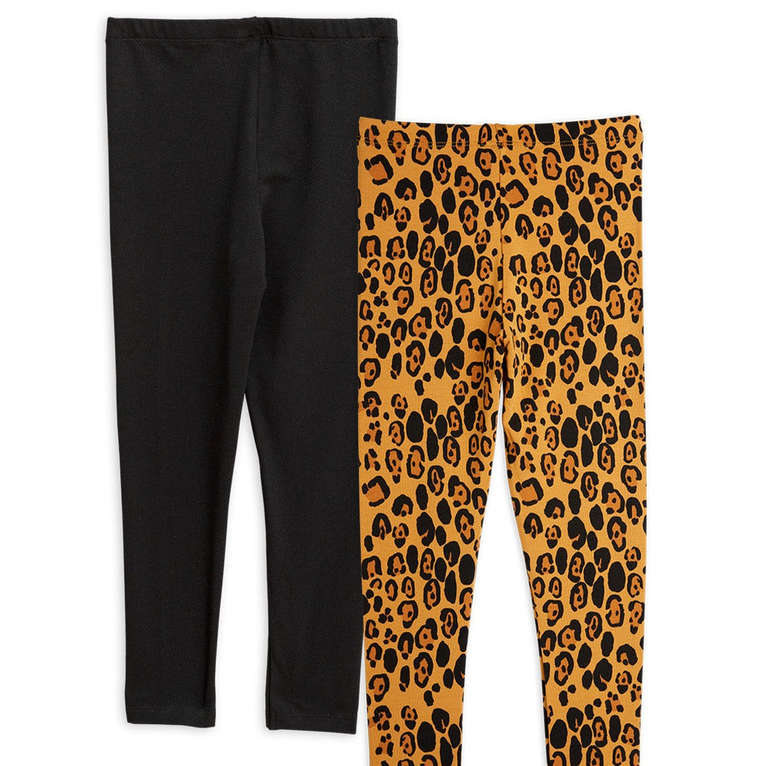 MINI RODINI / Basic Leopard legging - 2pack