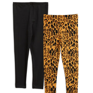 MINI RODINI / Basic Leopard legging - 2pack