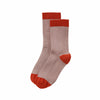 MINGO / Socks Bi-Color Rose Grey Rose Hip