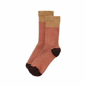 MINGO / Socks Tri-Color Red Roan Dun Chestnut