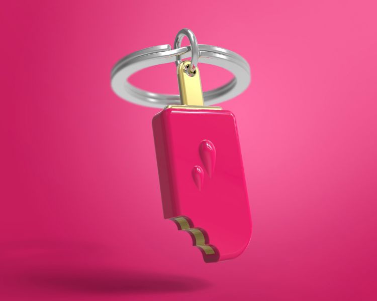 MTM GIFTS / Sleutelhanger Ice lolly