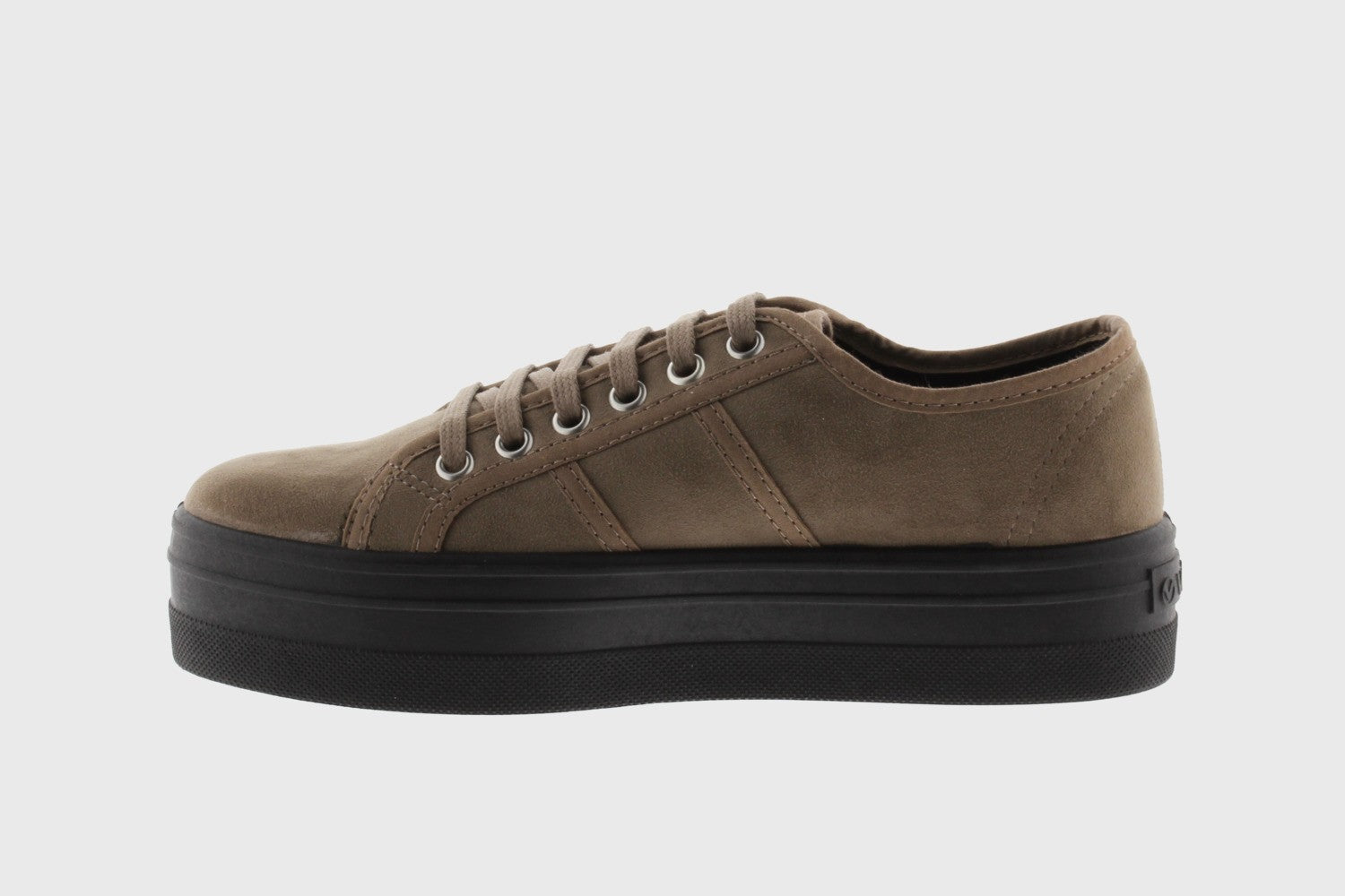 VICTORIA SHOES / Barcelona suede platform trainer